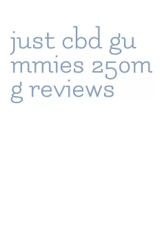 just cbd gummies 250mg reviews