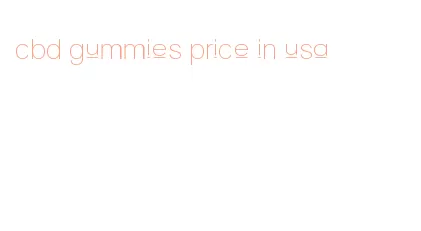 cbd gummies price in usa