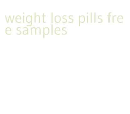 weight loss pills free samples