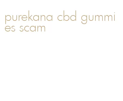 purekana cbd gummies scam