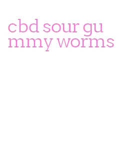 cbd sour gummy worms