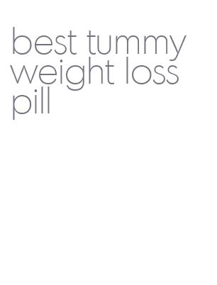 best tummy weight loss pill