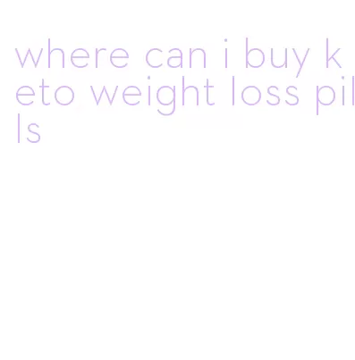 where can i buy keto weight loss pills