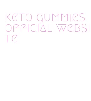 keto gummies official website