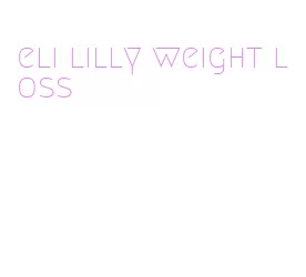 eli lilly weight loss