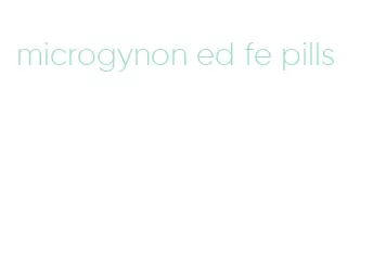 microgynon ed fe pills