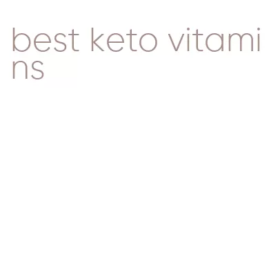 best keto vitamins