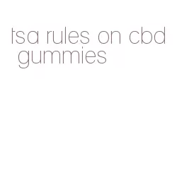 tsa rules on cbd gummies