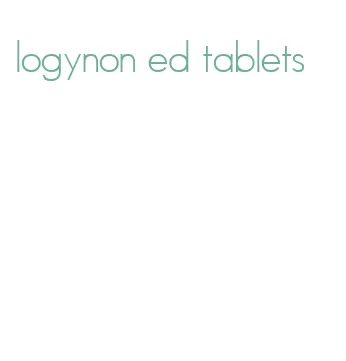 logynon ed tablets