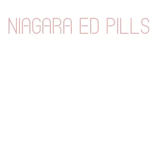 niagara ed pills