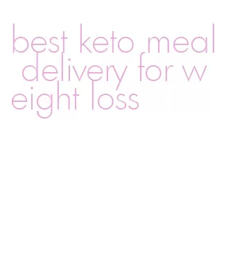 best keto meal delivery for weight loss