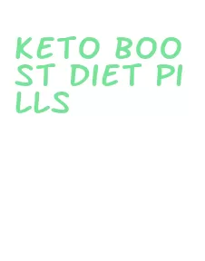 keto boost diet pills