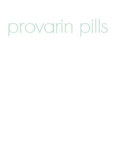 provarin pills