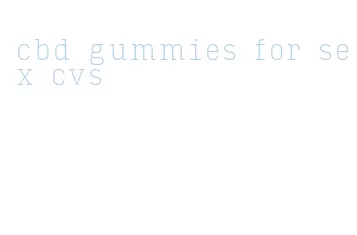 cbd gummies for sex cvs