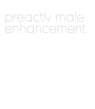 preactiv male enhancement