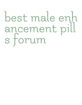 best male enhancement pills forum