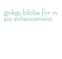 ginkgo biloba for male enhancement