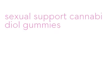 sexual support cannabidiol gummies