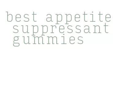 best appetite suppressant gummies