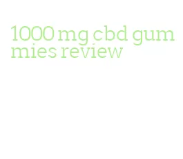 1000 mg cbd gummies review