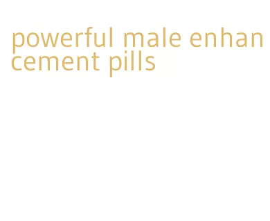 powerful male enhancement pills