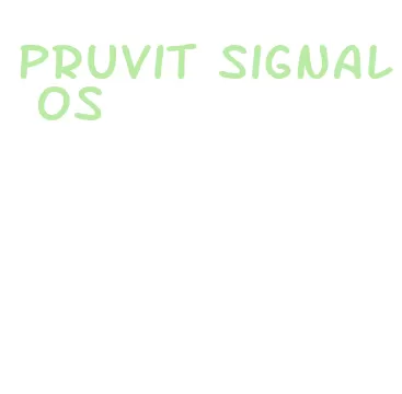 pruvit signal os