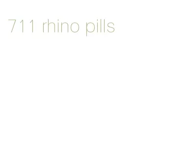 711 rhino pills