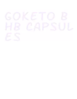 goketo bhb capsules