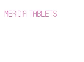 meridia tablets