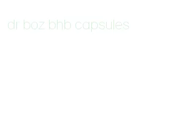 dr boz bhb capsules