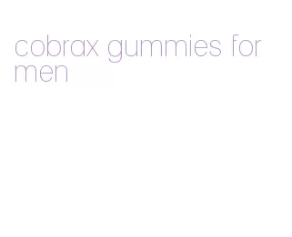 cobrax gummies for men