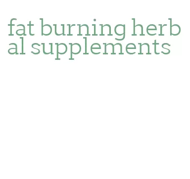 fat burning herbal supplements