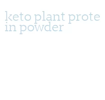 keto plant protein powder