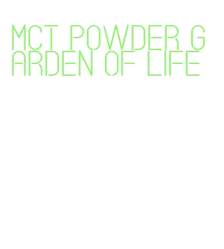 mct powder garden of life