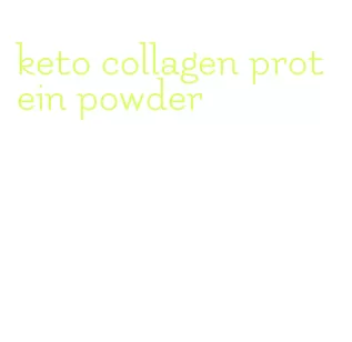 keto collagen protein powder