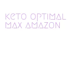 keto optimal max amazon