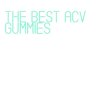 the best acv gummies