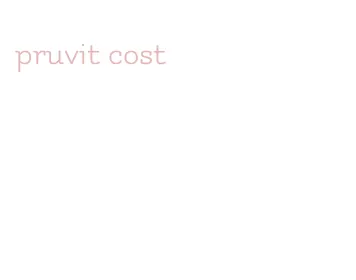 pruvit cost