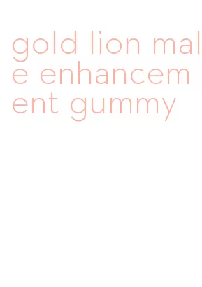 gold lion male enhancement gummy