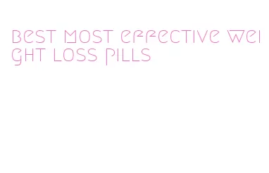 best most effective weight loss pills