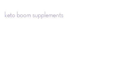 keto boom supplements