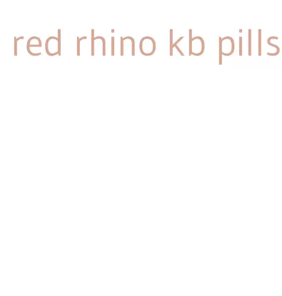 red rhino kb pills