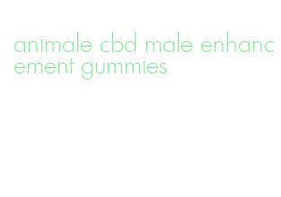 animale cbd male enhancement gummies