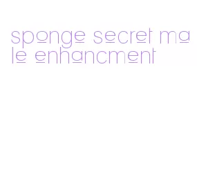sponge secret male enhancment