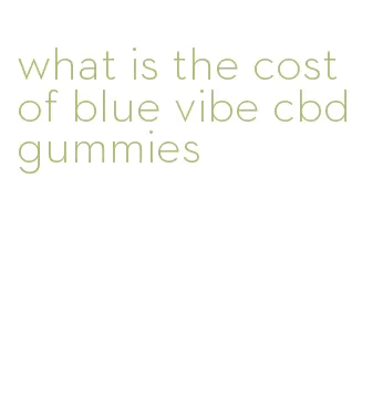 what is the cost of blue vibe cbd gummies