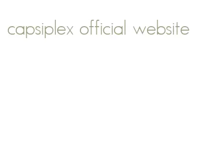 capsiplex official website