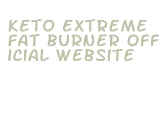 keto extreme fat burner official website